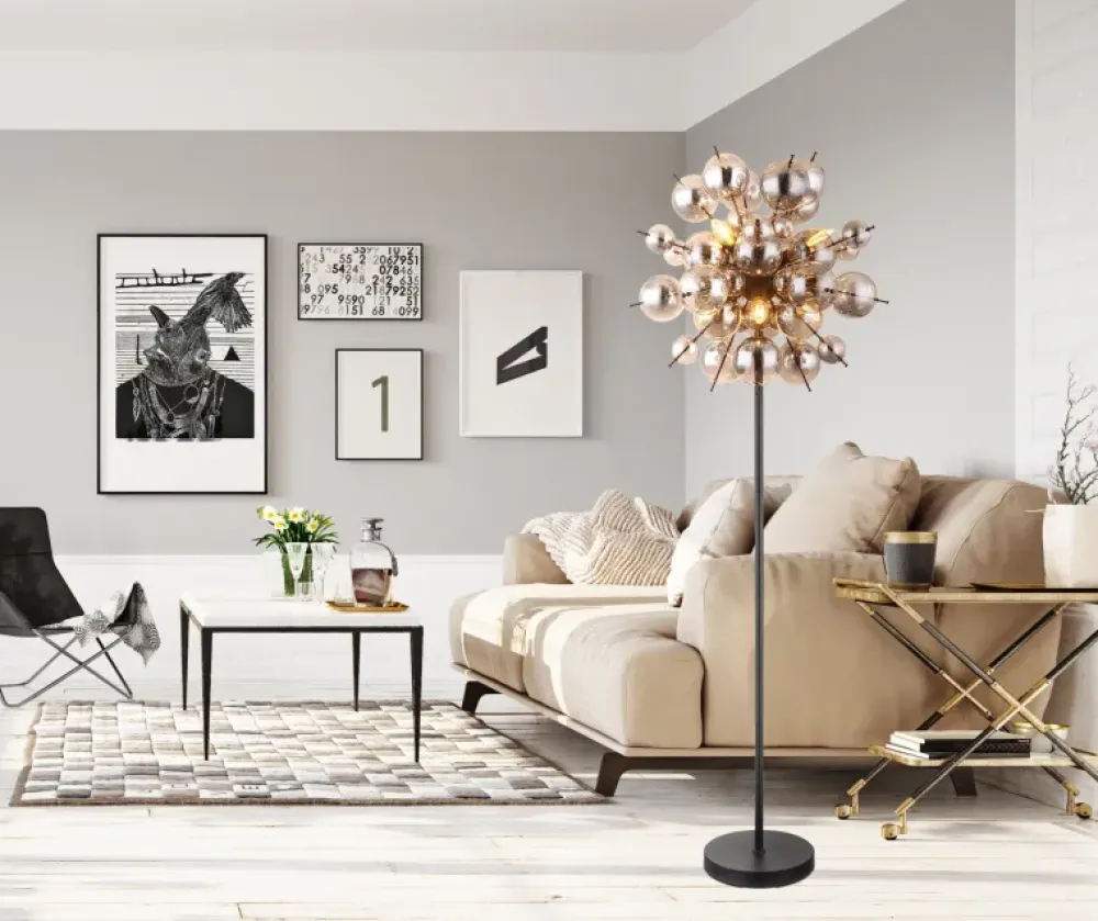Hot Globo Lighting Udo golvlampa