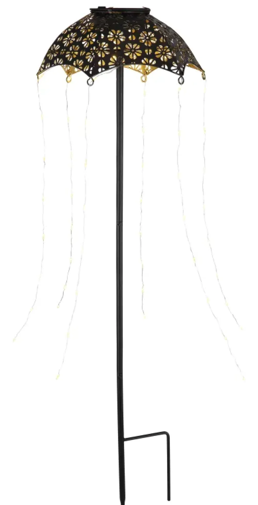 Hot Globo Lighting Umbrella solcellslampa Svart