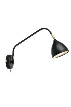 Hot Markslöjd Valencia 45cm vägglampa Svart
