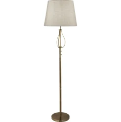Discount Searchlight Vegas golvlampa Antikmässing