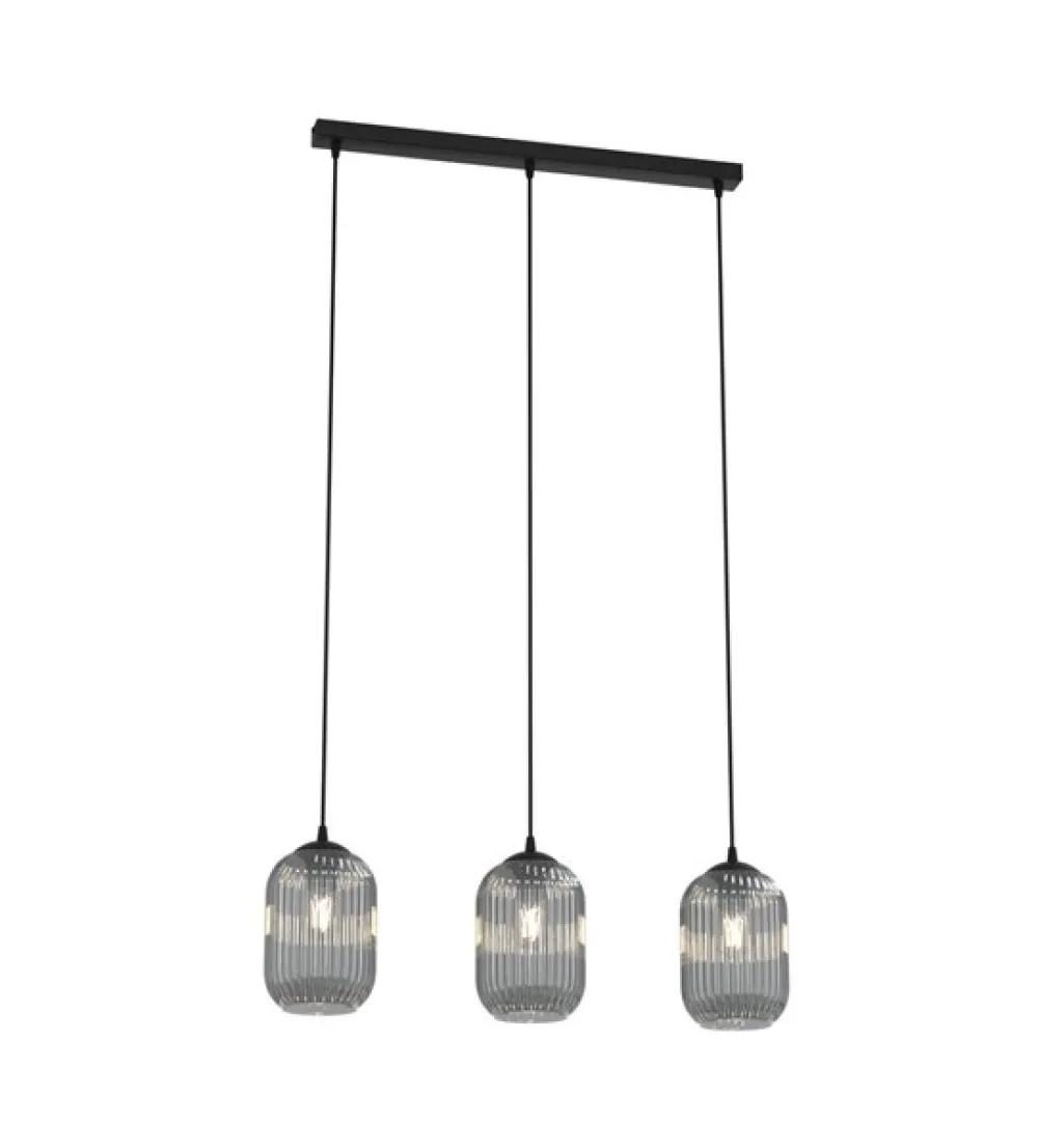 New Emibig Lighting Verdi 60cm taklampa Rökfärgad