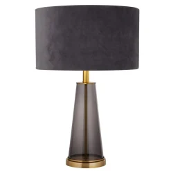 New Searchlight Verona 44cm bordslampa Grå