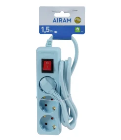Sale Airam 3-vägs grenuttag m. brytare