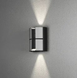 Hot Konstsmide Vidar 15cm utelampa Silver