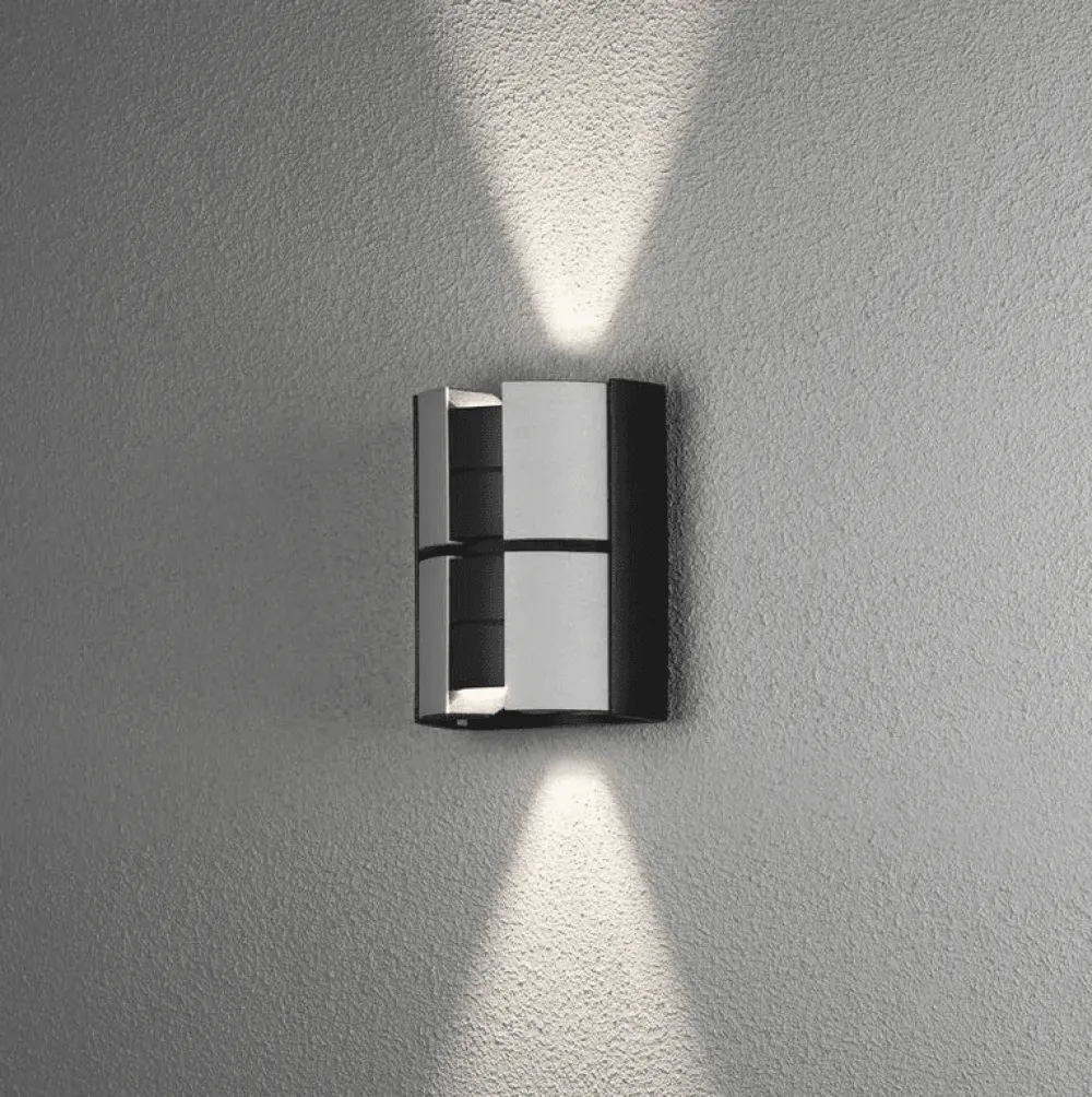 Hot Konstsmide Vidar 15cm utelampa Silver