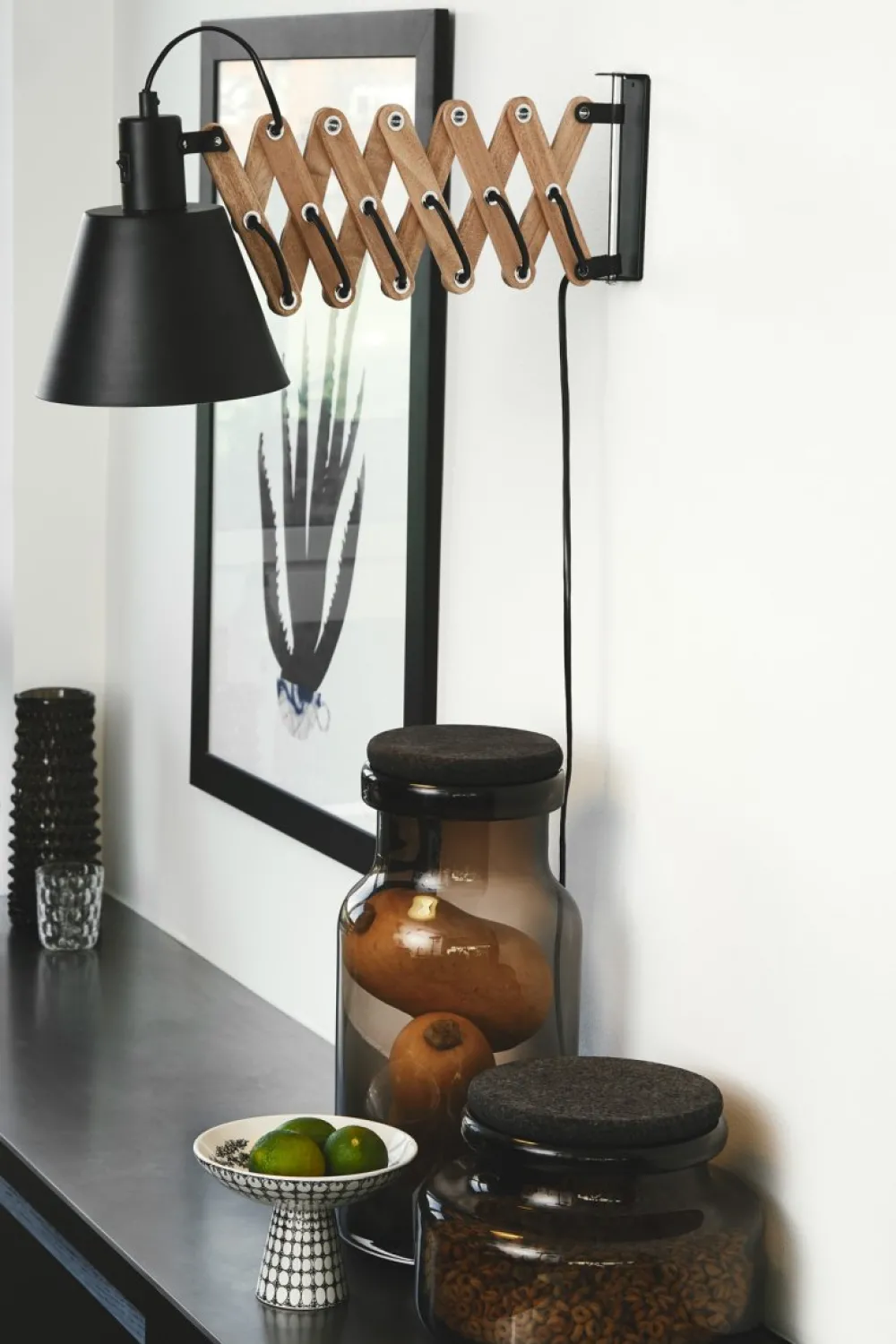 Online Halo Design Vintage Ø18 vägglampa Svart