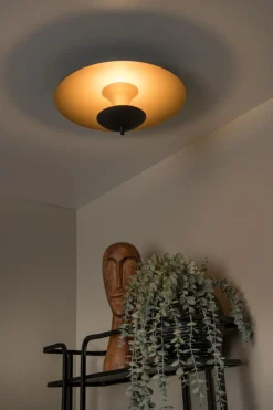 Lucide Vulcan Ø35 plafond Svart