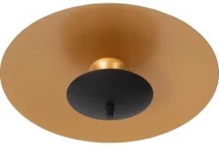 Lucide Vulcan Ø35 plafond Svart