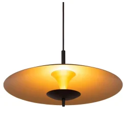 Lucide Vulcan Ø47 taklampa Svart
