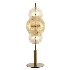Sale Searchlight Wagon Wheel 66cm bordslampa Brons