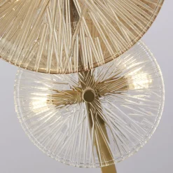 Outlet Searchlight Wagon Wheel golvlampa Brons