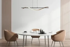 Outlet Globo Lighting Watkins 115cm taklampa Svart