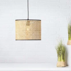 Clearance Brilliant Wiley Ø30 taklampa Natur