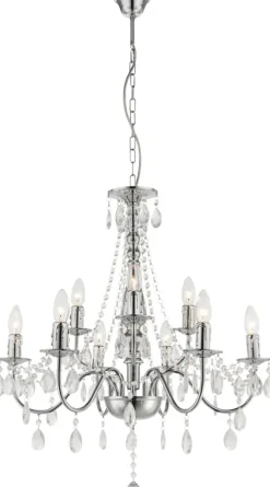 Clearance Globo Lighting William Ø65 kristall Krom