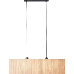 Outlet Brilliant Wimea 78cm taklampa Natur