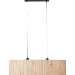 Outlet Brilliant Wimea 78cm taklampa Natur