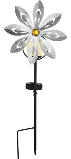 Outlet Globo Lighting Wind solcellslampa Silver