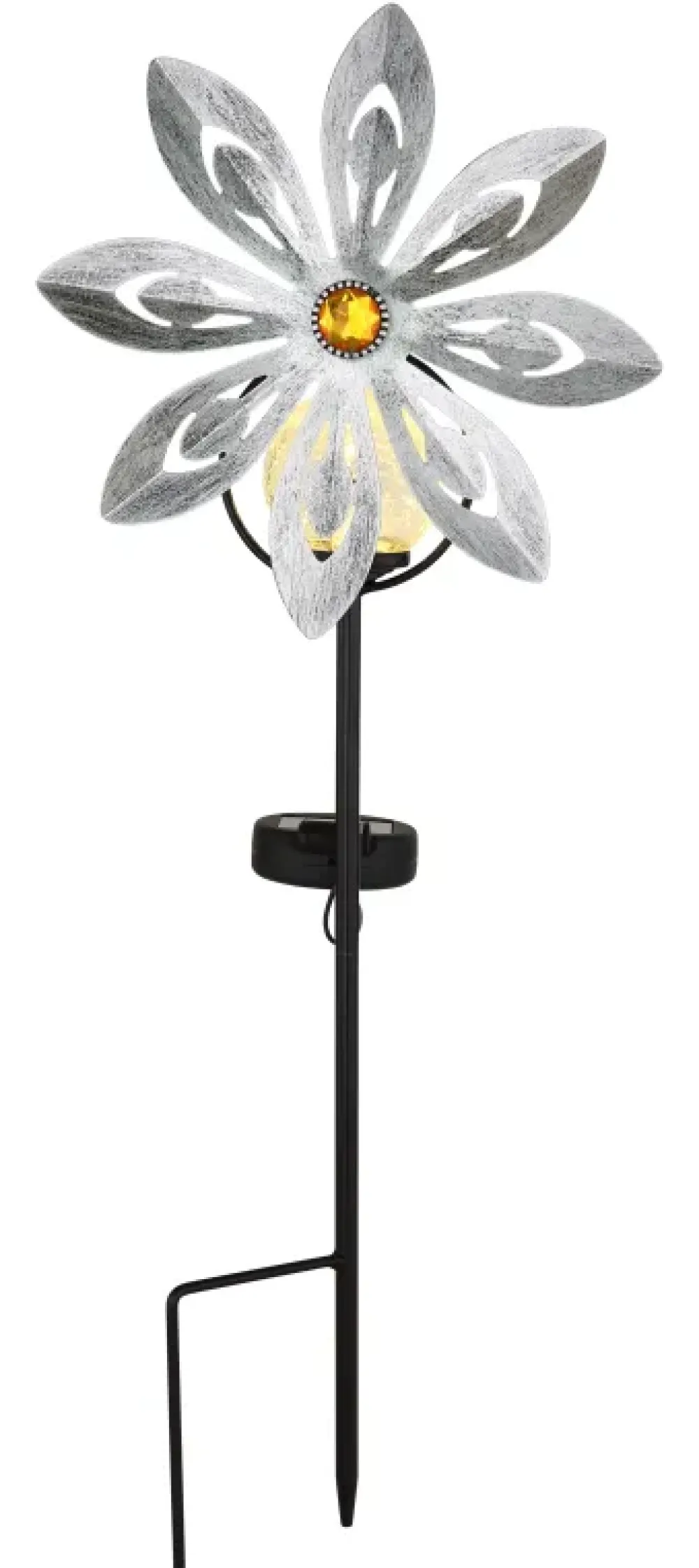 Outlet Globo Lighting Wind solcellslampa Silver