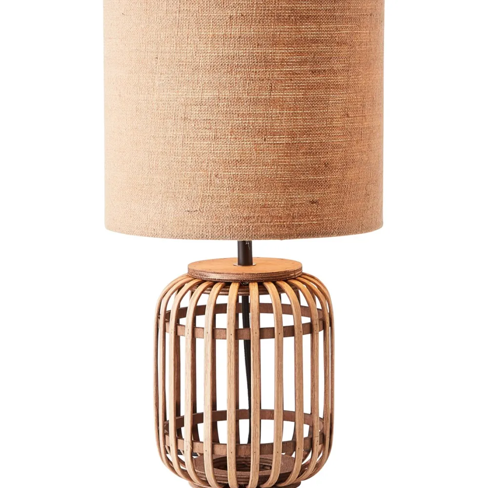 Outlet Brilliant Woodrow 43cm bordslampa Natur
