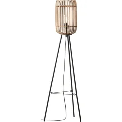 Clearance Brilliant Woodrow golvlampa Natur