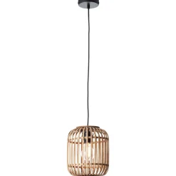 Discount Brilliant Woodrow Ø22 taklampa Natur