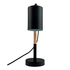 Dyberg Larsen Woody 35cm skrivbordslampa Svart