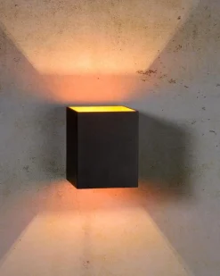 Clearance Lucide Xera 10cm vägglampa Svart