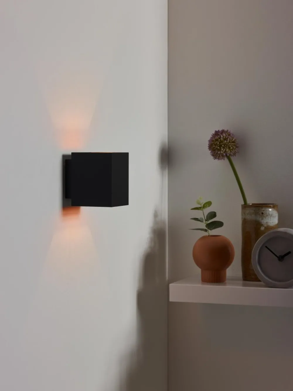 Clearance Lucide Xera 10cm vägglampa Svart