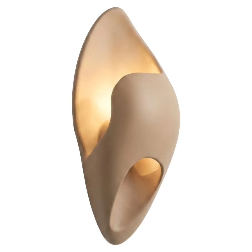 Online Lucide Yacinte 30cm vägglampa Beige