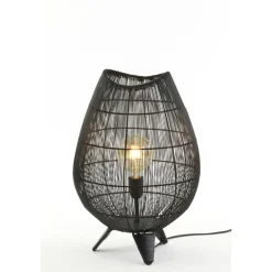 New Light & Living Yumi 47cm bordslampa Svart