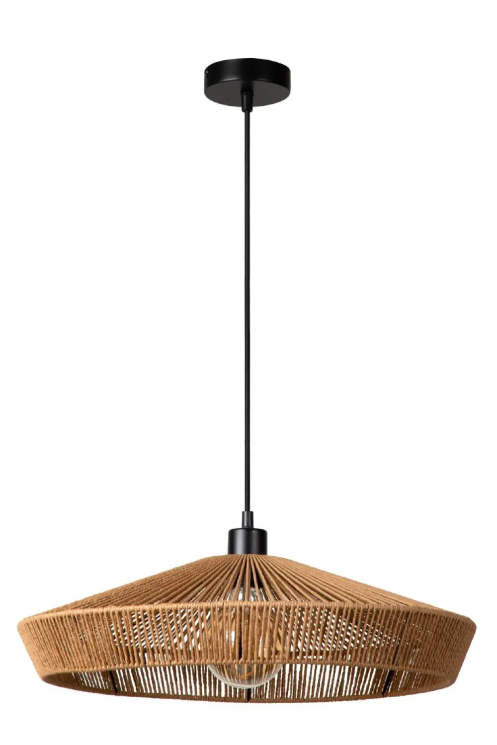 New Lucide Yunkai Ø50 taklampa Natur